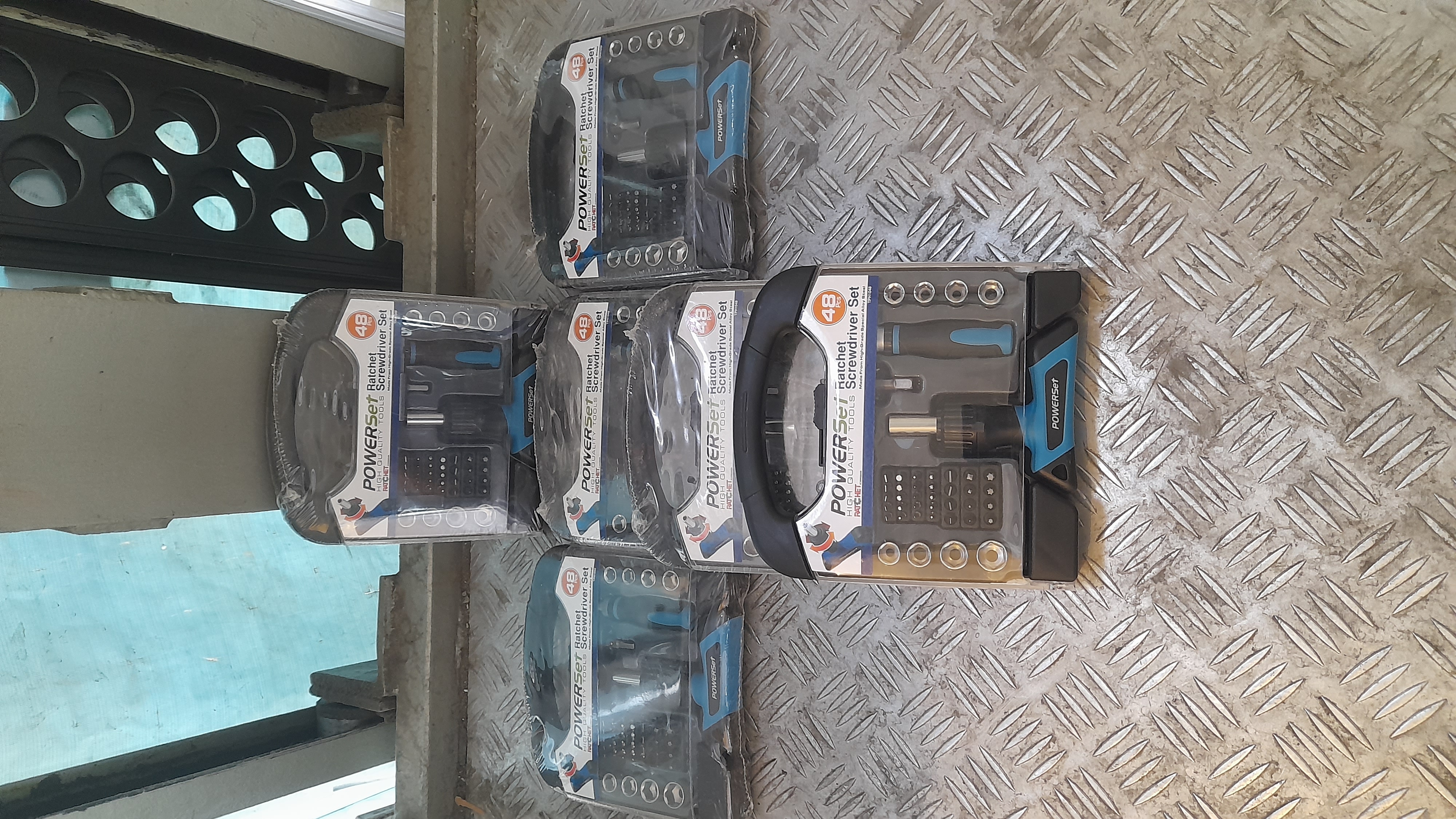 پیچگوشتی دستی جغجغه ای 48 پارچه پاورست Powerset